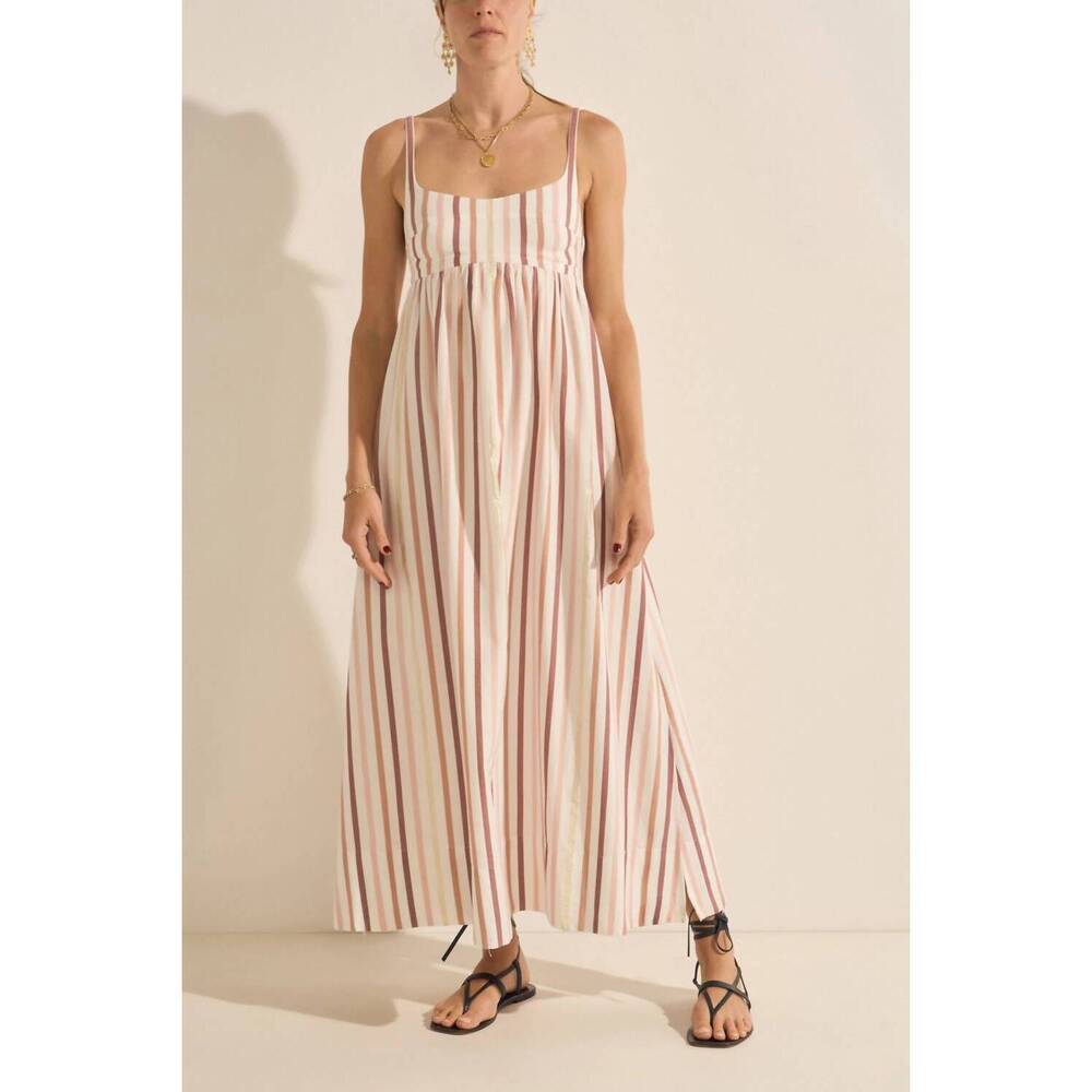 NEW ILIO NEMA raven maxi dress in patras stripe